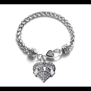 Inspired silver big sis Silver bracelet